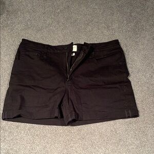 Universal Thread Black Jean Shorts Clean Design